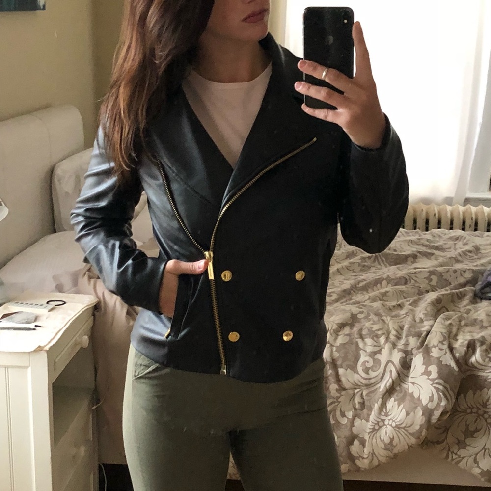 Michael Kors Leather Jacket never worn women’s M